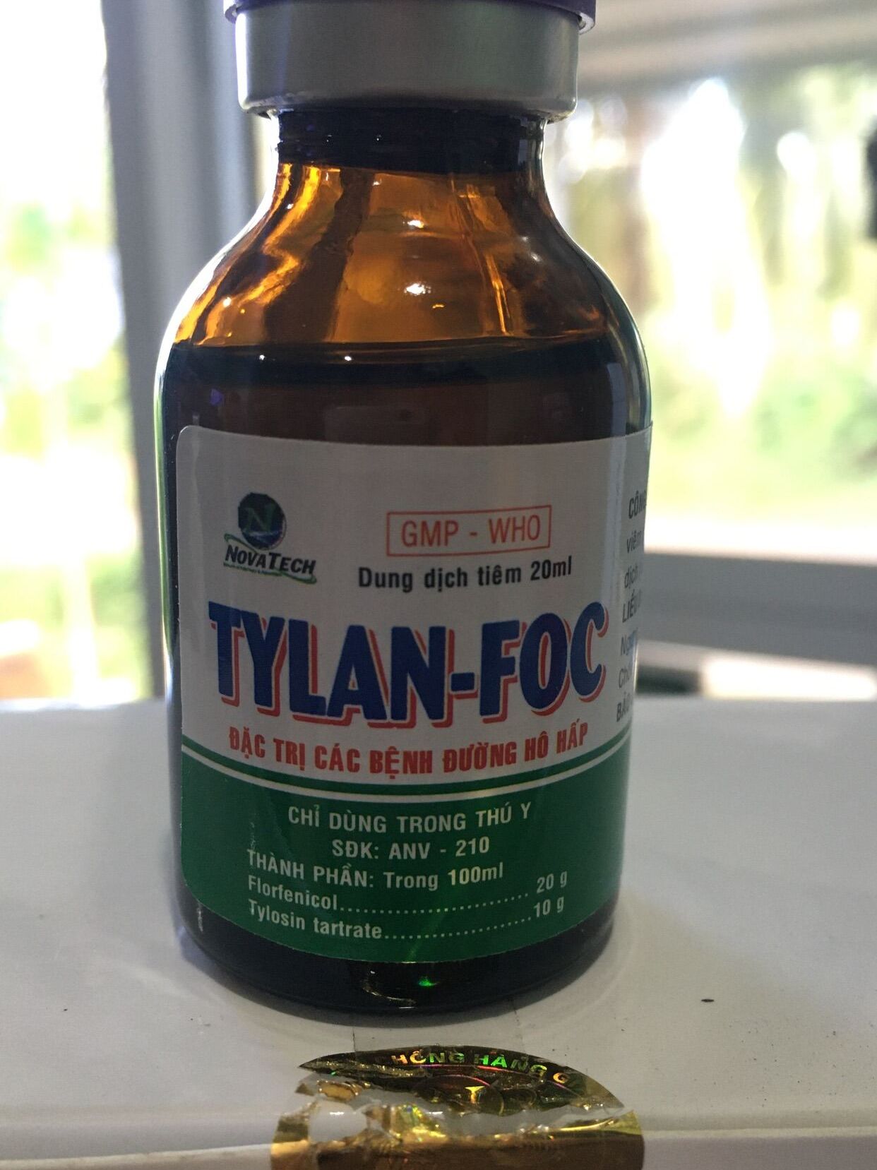 Đặt trị hô hấp tylan-foc 20ml cho gia súc và gia cầm hiệu quả cao.