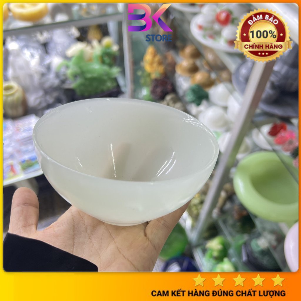 Chén ăn cơm đá ngoc trắng bk store