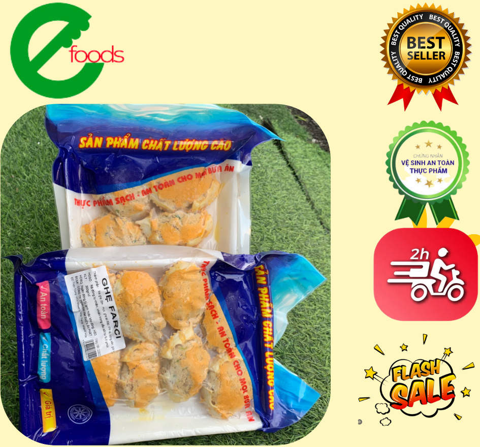 Ghẹ nhồi thịt farci siêu ngon 300g - 10 cái