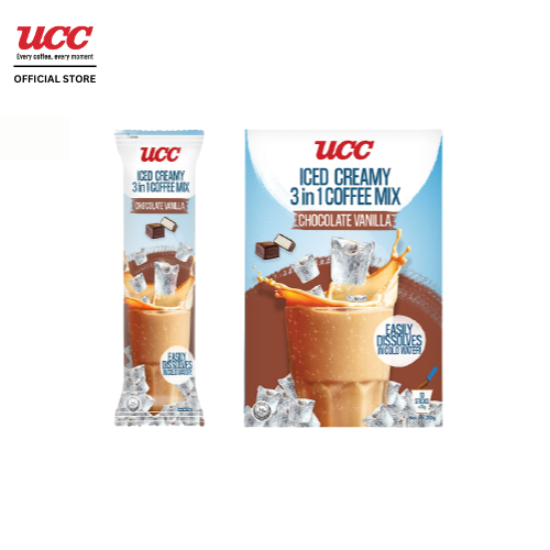 GIFT DATE 11 2301 gói 25gr Cà phê UCC pha lạnh 3in1 Iced Creamy Coffee