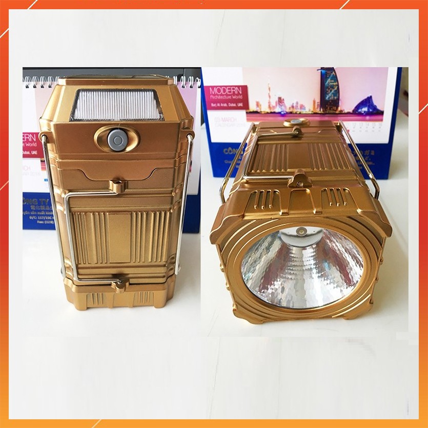 [HCM]Đèn Bão Năng Lượng Mặt Trời 2 Chế Độ Sáng GSH-9009A