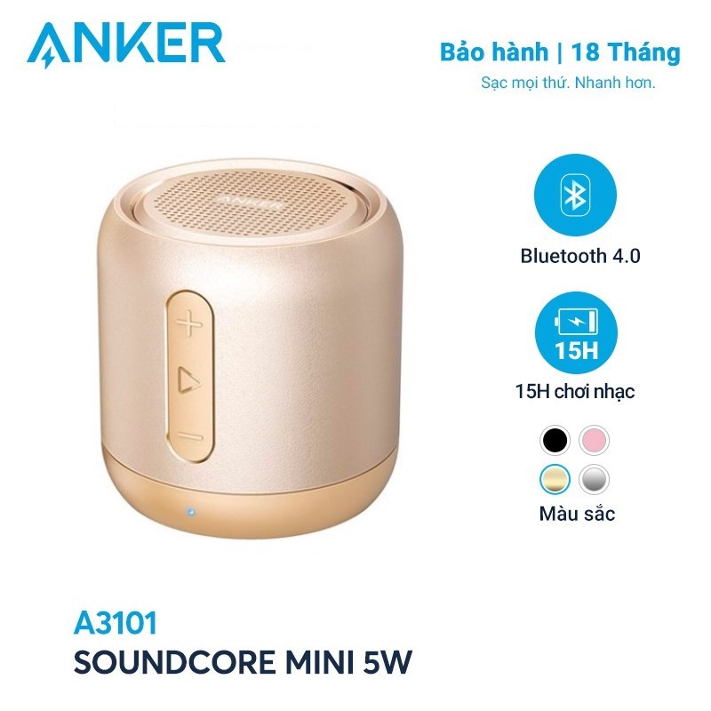 Loa bluetooth ANKER SoundCore Mini 5W - A3101