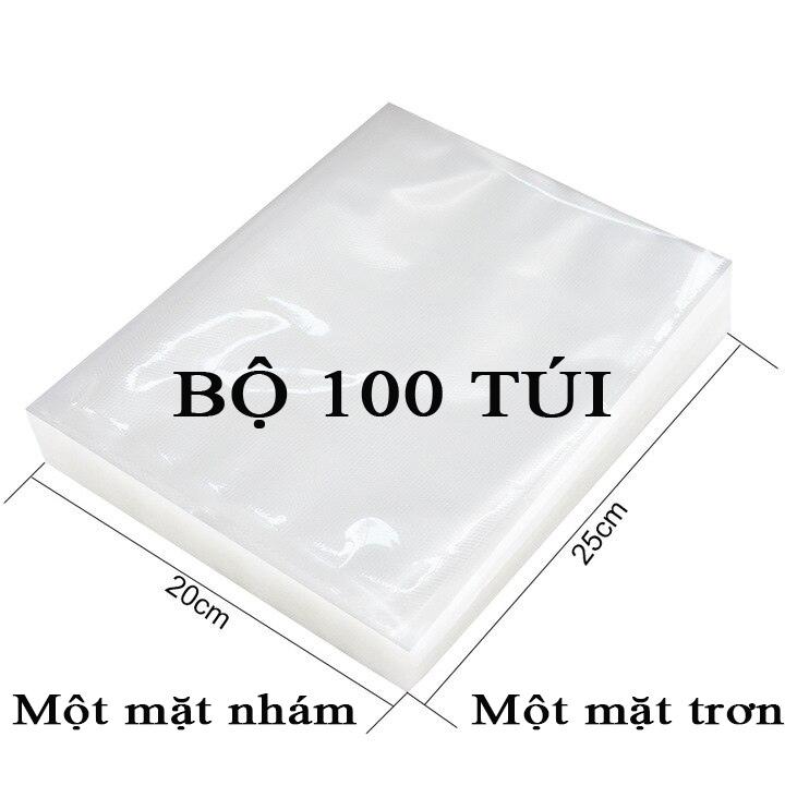 Bộ 100 Túi hút chân không chuyên dụng loại nhám size 20x25cm