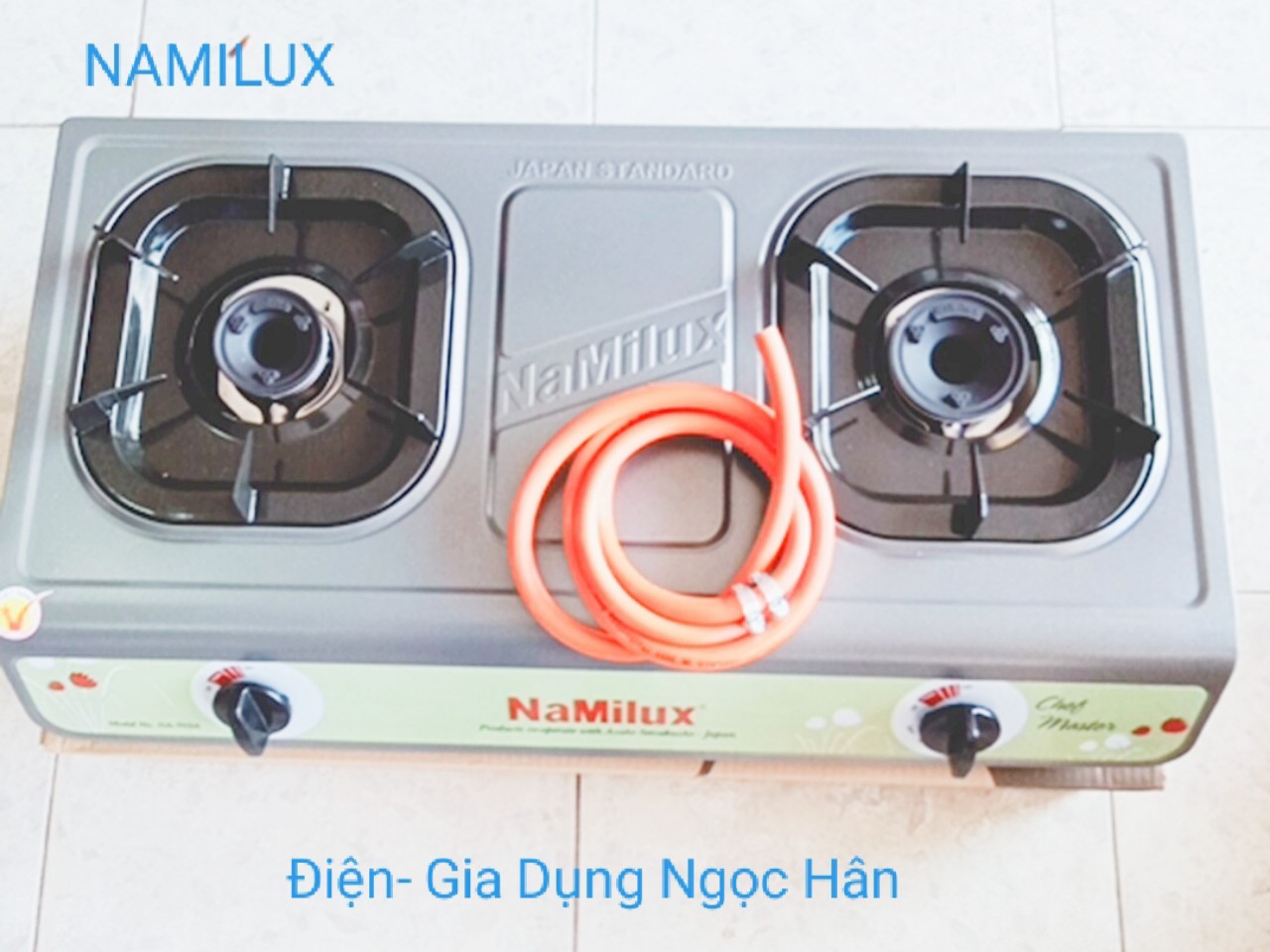 Bếp gas đôi na-702afm namilux, tặng dây gas