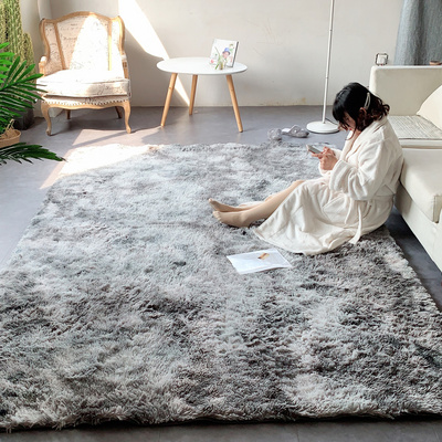 [HCM]Thảm lông trải sàn kích thước 160x200cm màu loang sang trọng J3101