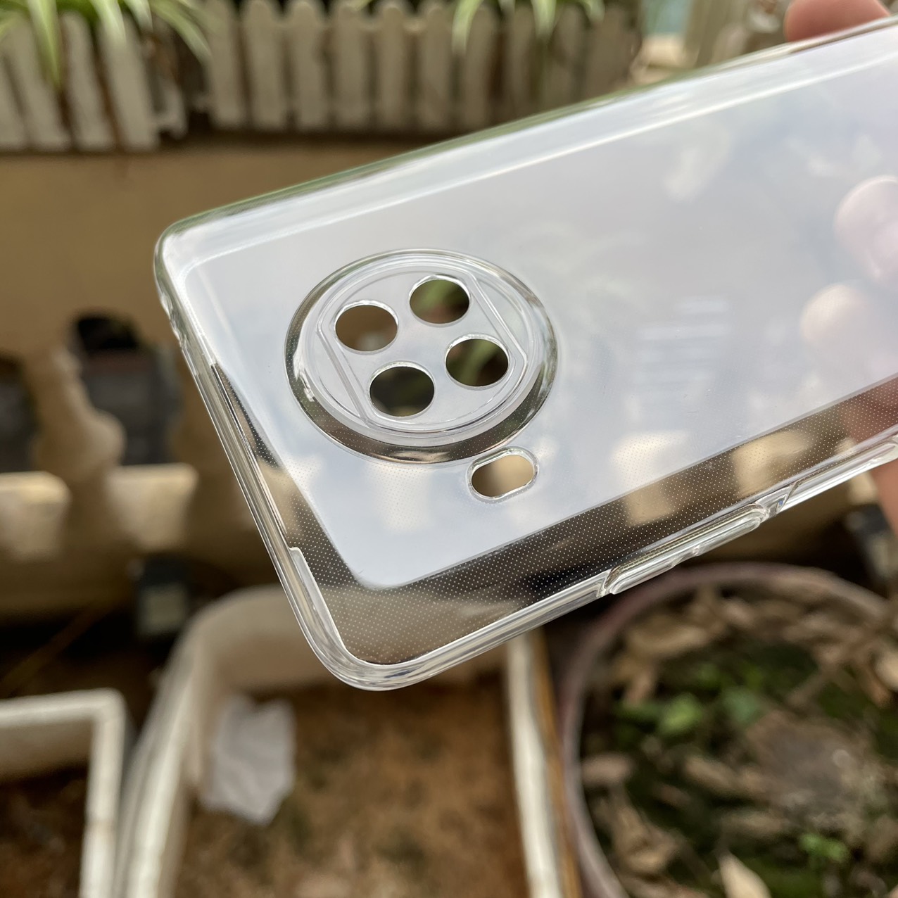 Ốp lưng silicon cho Xiaomi Redmi Note 9 Pro 5G trong suốt