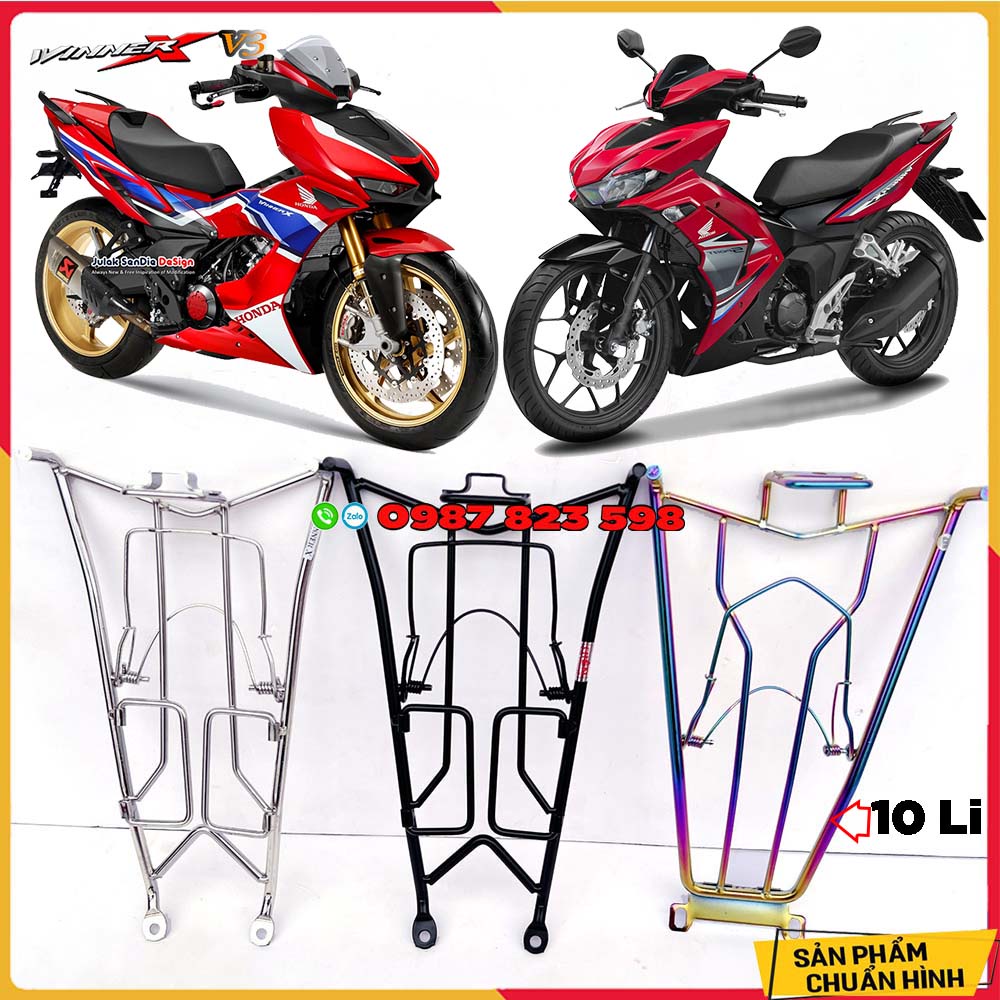 Baga winner x 2019 - 2022 - baga winner x v3, v2 - baga giữa rsx 150