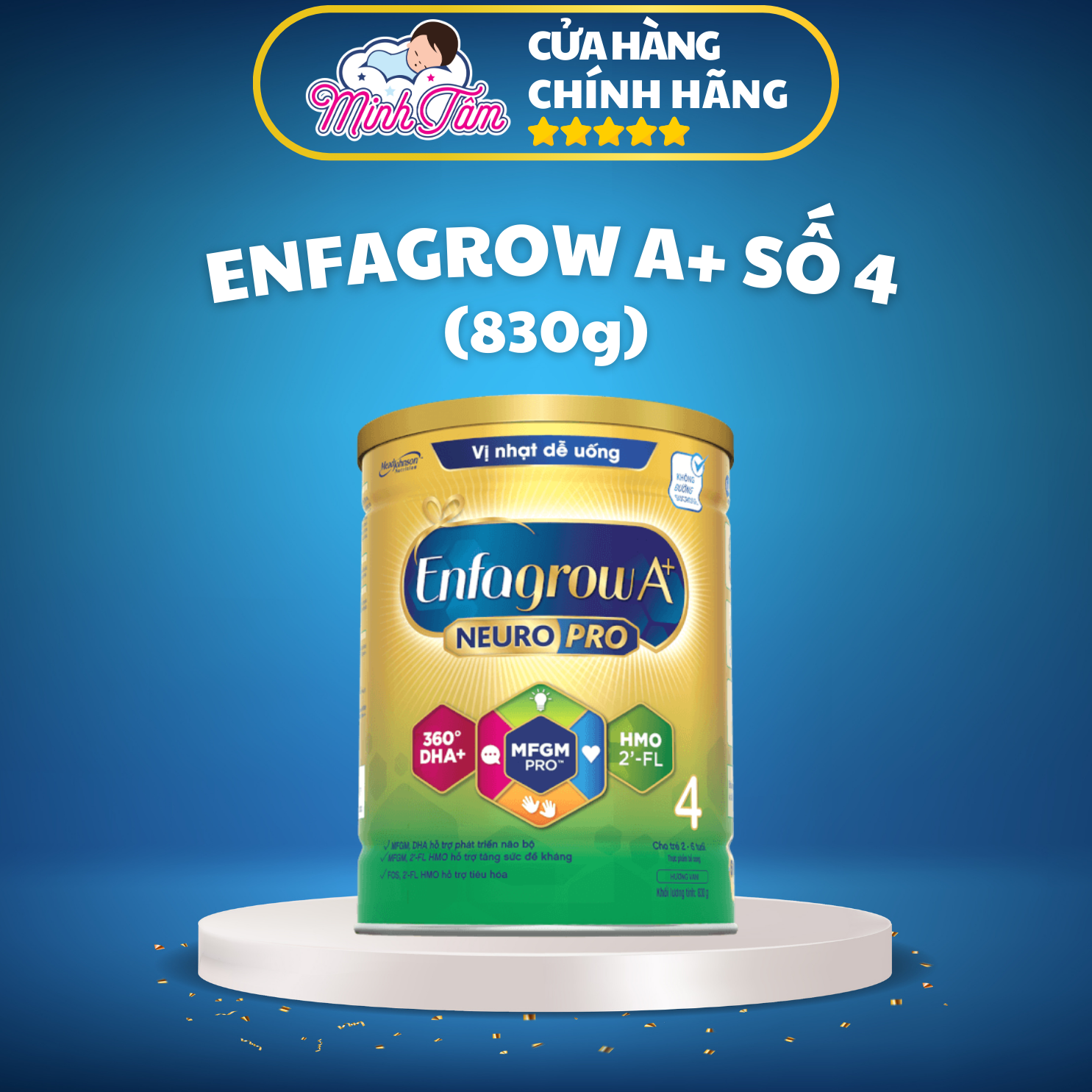 Sữa bột enfagrow a+ số 4 830g 2flex