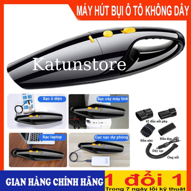Máy hút bụi ô tô cầm tay mini máy hút bụi lực hút cực mạnh thuận tiện hút bụi nhà cửa sofa oto 🔥freeship🔥 ]