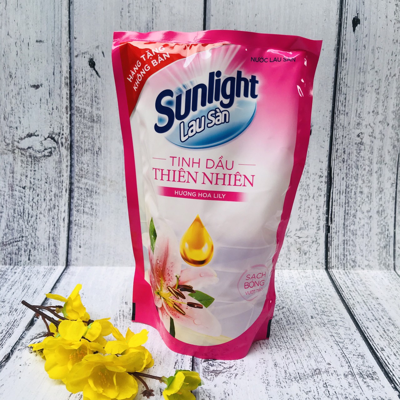 COMBO 3 Bịch Nước lau sàn Sunlight Tinh Dầu Thiên Nhiên Hương Hoa Lily 550ml (hồng) - Giá sỉ tại - Giá Tốt 168 - Tìm mua nước lau sàn