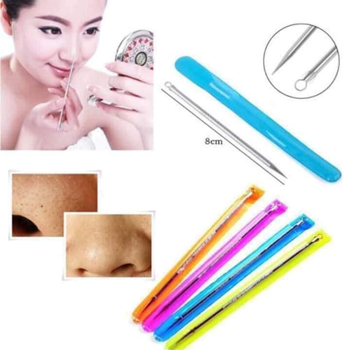 SET 2 cây nặn mụn 2 đầu bằng thép không gỉ tiện dụng