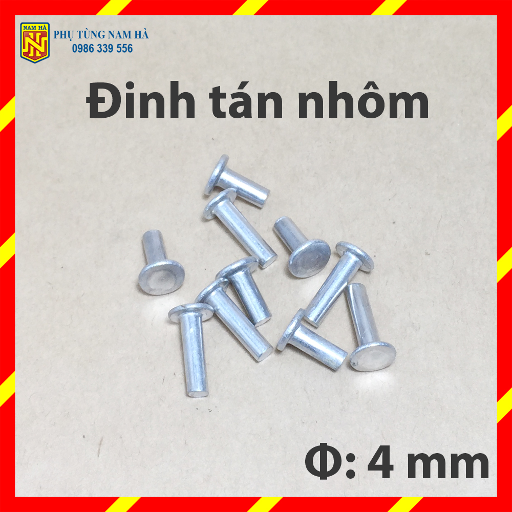 50gr Đinh nhôm tán đường kính thân phi 4