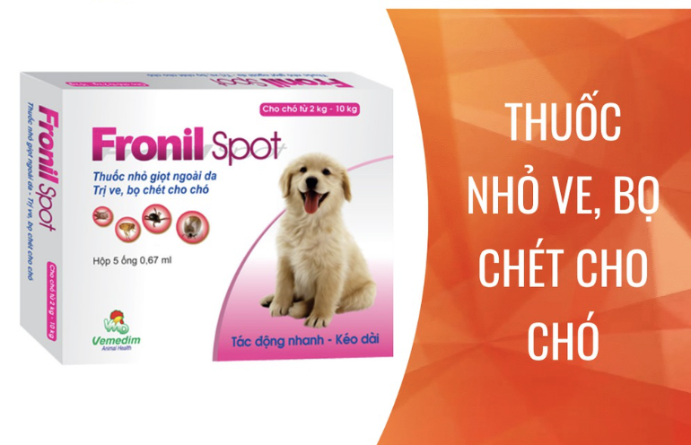 FRONIL SPOT TRỊ VE CHO CHÓ MÈO