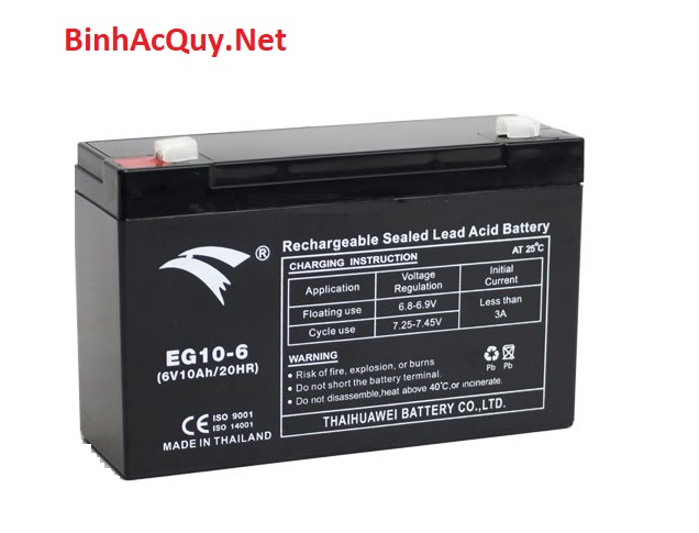 Ắc quy EG10-6 6V-10AH