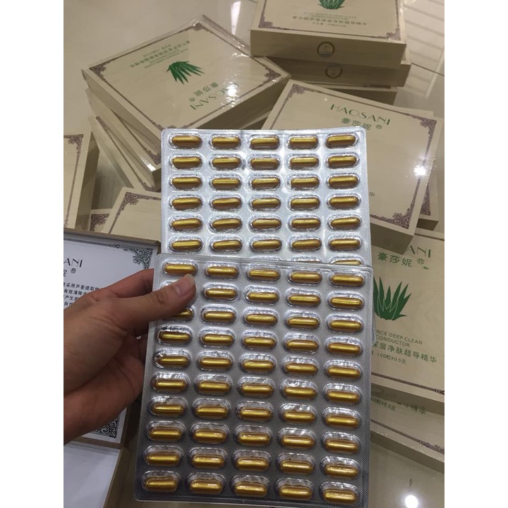 Viên hút chì , viên thải chì haosani loại 1 - hộp 100 viên