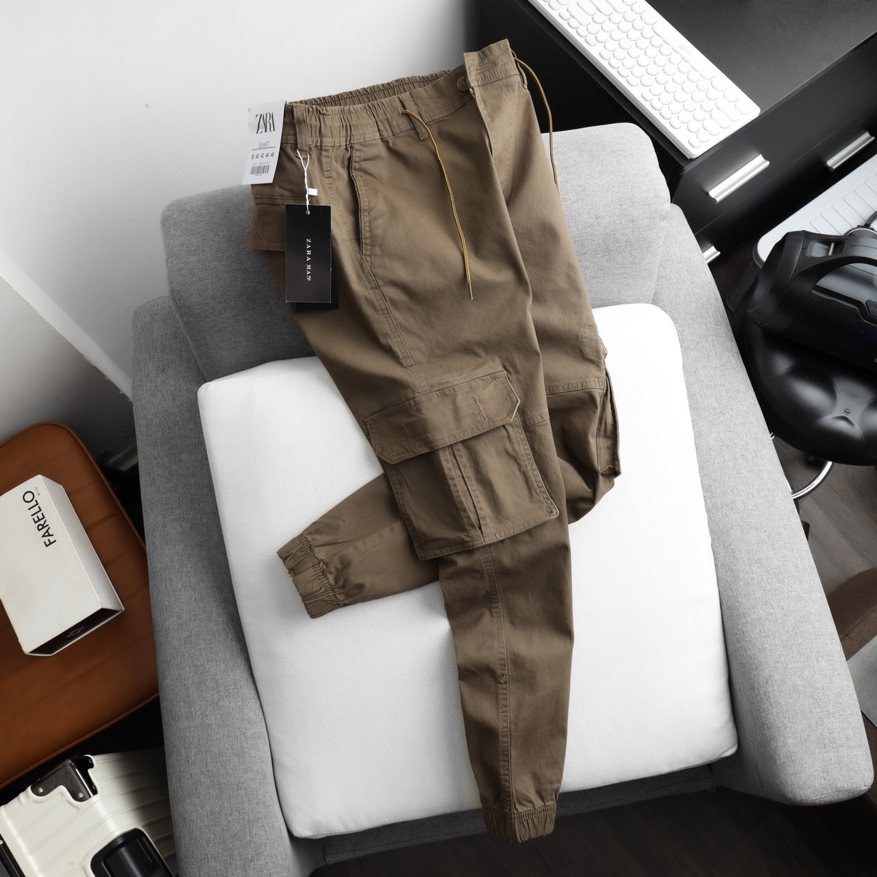 Quần túi hộp nam VNXK cao cấp hàng chuẩn,quần jogger túi hộp