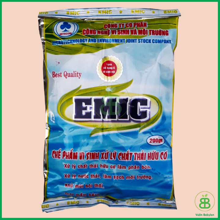 Chế phẩm vi sinh ủ phân hữu cơ emic 200g