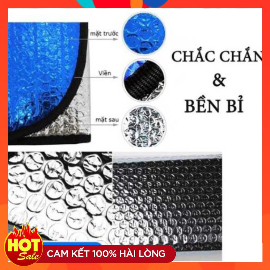 Tấm chắn nắng tròn xốp dày dặn cho xe ô tô