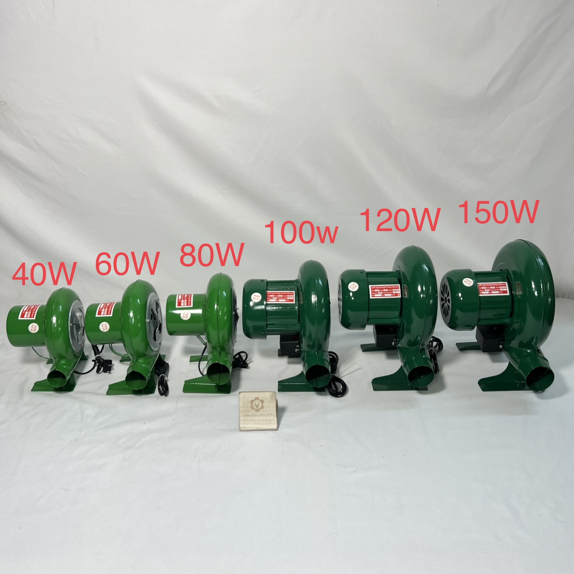 Quạt thổi bếp than bằng mô tơ 150W công nghiệp Bễ thổi lò dụng cụ khò bếp nướng thịt bễ thổi lửa