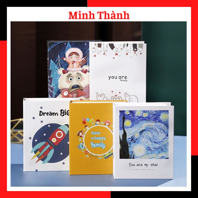 Album đựng ảnh 9x12 đựng được 200 ảnh bìa Vintage đẹp tại Tiệm ảnh Minh Thành