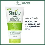 Sữa Rửa Mặt Simple Dưỡng Ẩm Cho Da Khỏe Và Mịn Màng 150ml Hasaki Sản Phẩm Chính Hãng