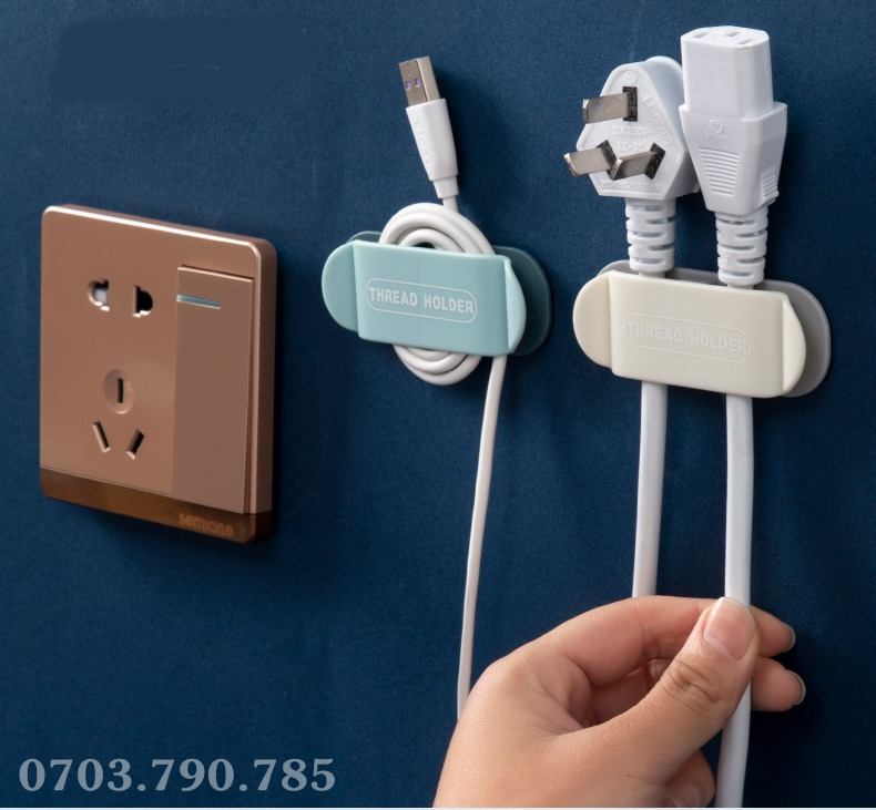 [HCM]Nẹp dây điện treo phích cắm điện dán tường