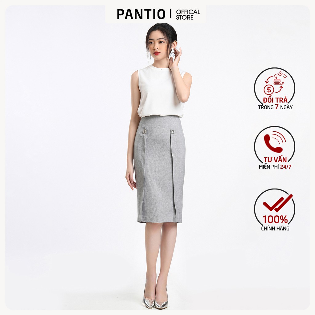 Chân váy chất liệu thô đũi dáng ôm fjd1713 - pantio