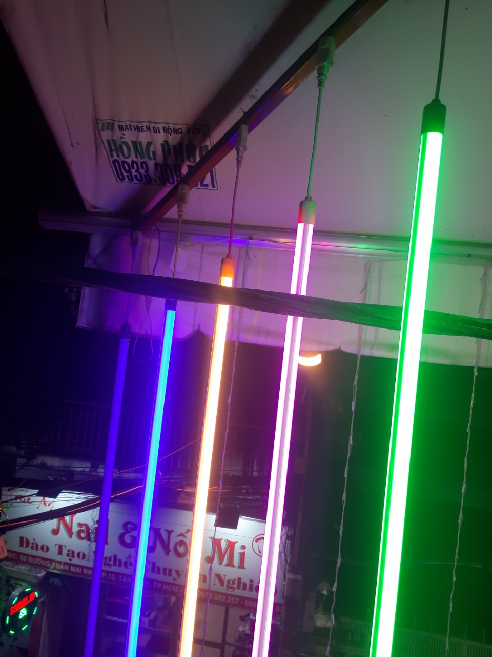 [HCM]ĐÈN TUÝP LED MÀU TRANG TRÍ DÀI 1M2 18W TIẾT KIỆM ĐIỆN
