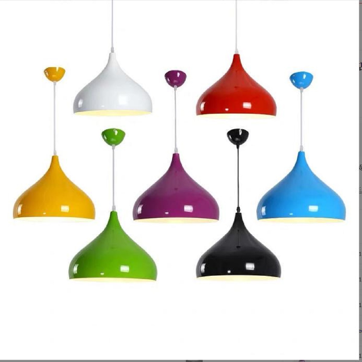 Đèn thả trần chao nhôm giọt nước đẹp 320mmm, thiết kế hiện đại, chất liệu bền bỉ, tiết kiệm điện năng, an toàn khi sử dụng