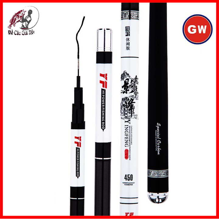 Cần Câu Đài Cần Câu Tay GW 5H, Cần Câu Đơn, Cần Tay Chất Liệu Carbon Bền Bỉ - Đồ Câu Giá Tốt