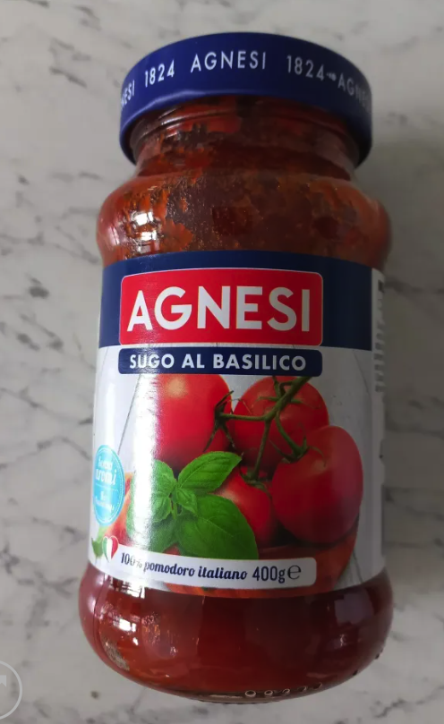 Sốt Cà Chua Húng Quế. Sugo al Basilico 400g. Best before : 12/2026