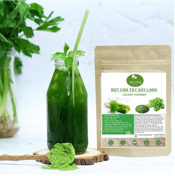 Bột cần tây nguyên chất sấy lạnh - Giảm cân đẹp da