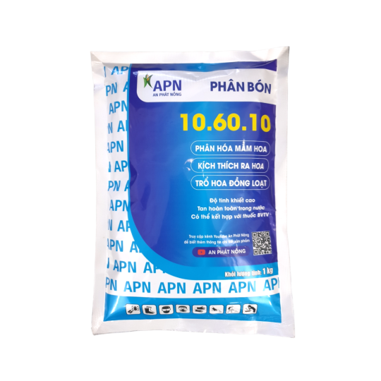 10 60 10 + TE AN PHÁT NÔNG Phân bón lá Gói 1Kg
