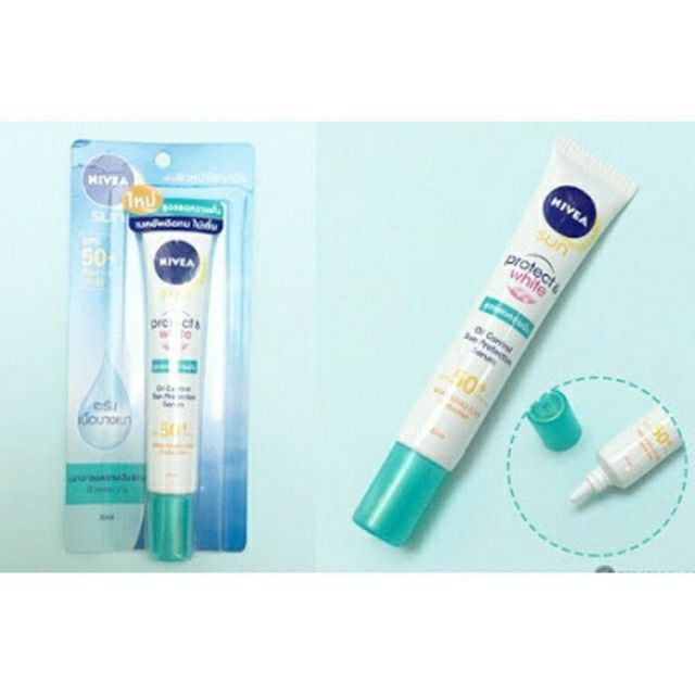 Chống nắng nivea dưỡng trắng kiểm soát dầu spf50+ pa+++ 30ml