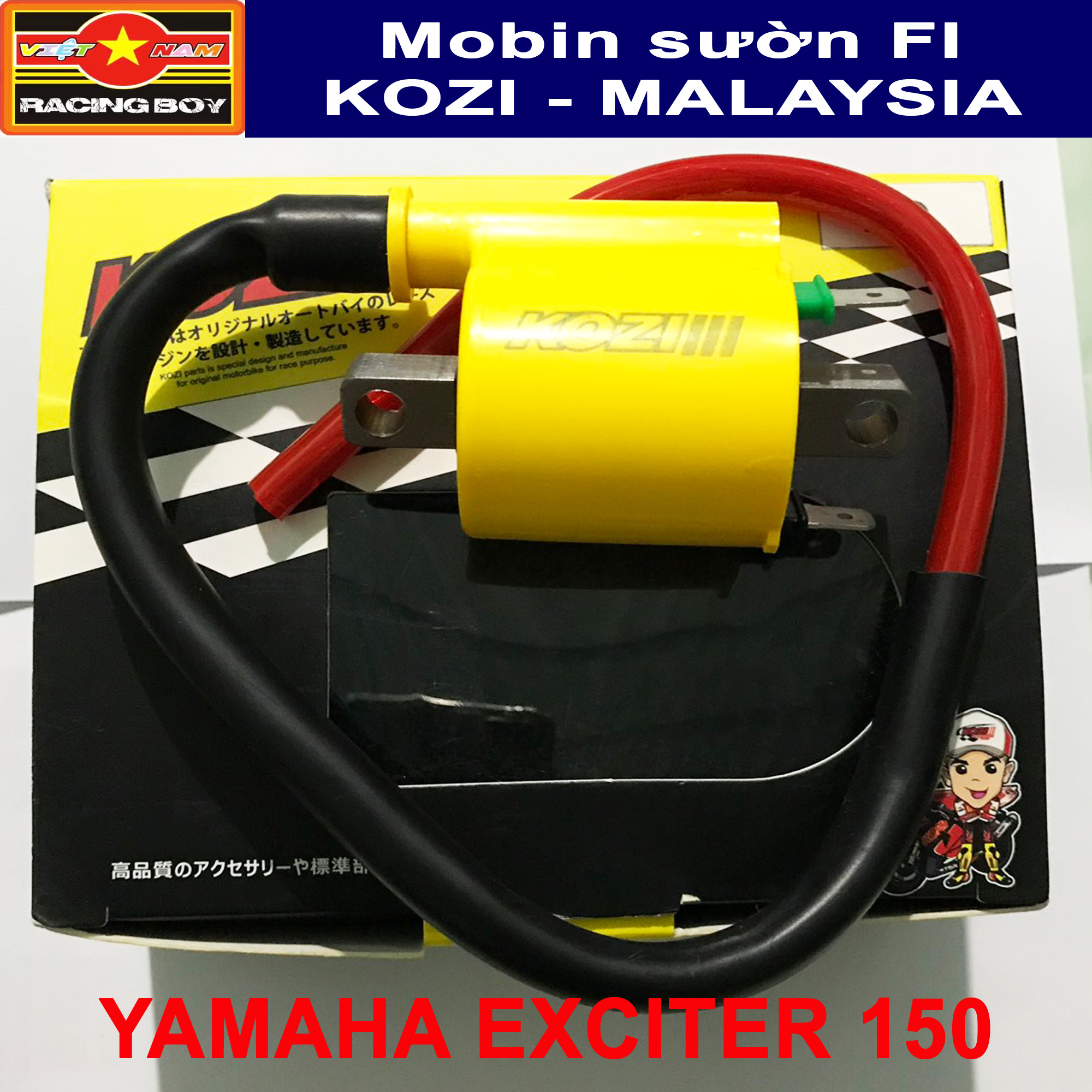 Mobin sườn độ cho Exciter 150 Sirius FI - KOZI Malaysia