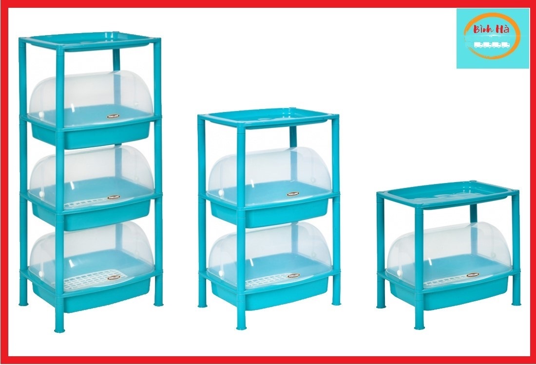 Kệ lồng úp bát, cốc chén song long 1 tầng, 2 tầng, 3 tầng