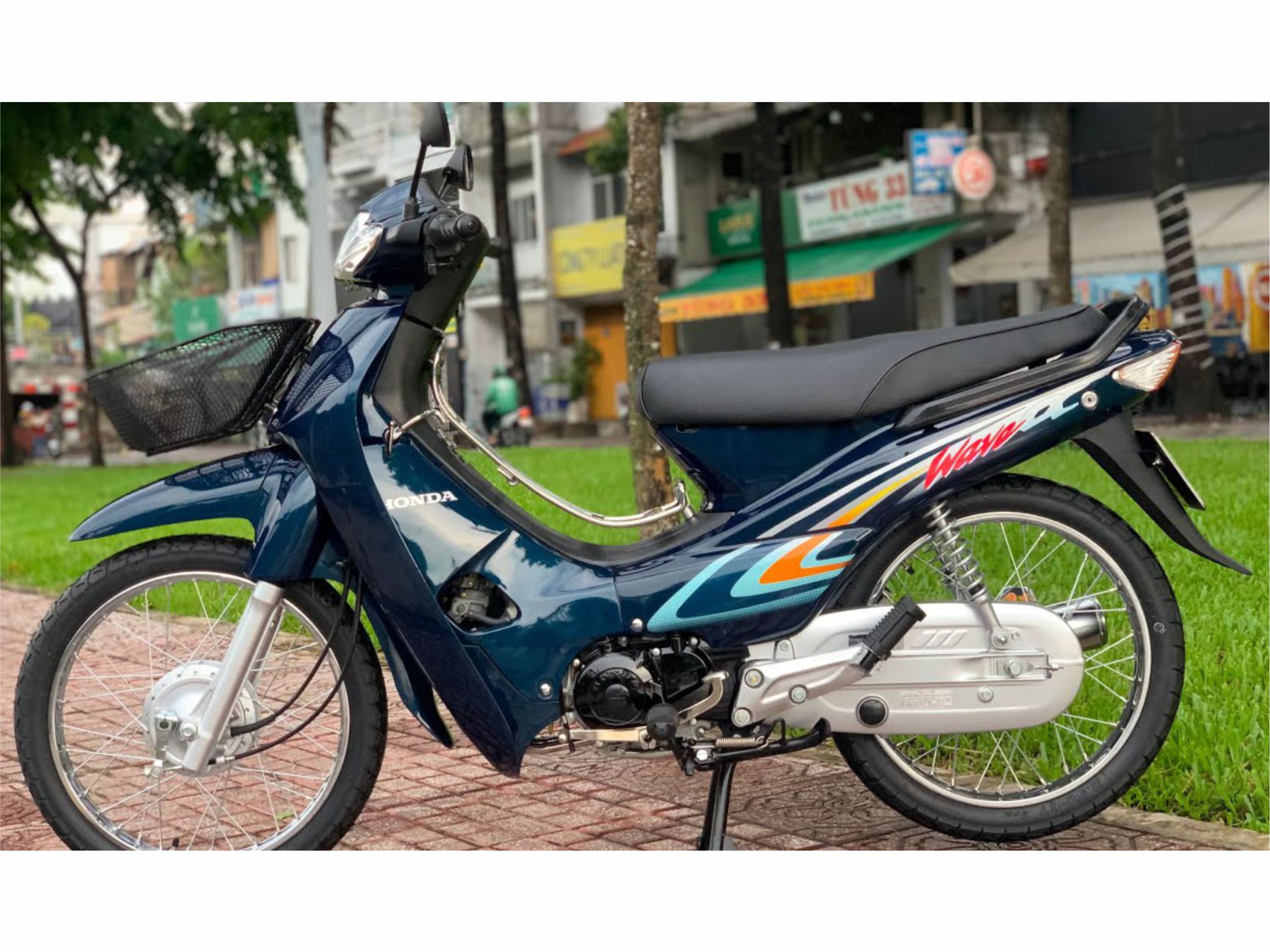 Tem Wave alpha đời 2002 lốc đen zin thái cao cấp