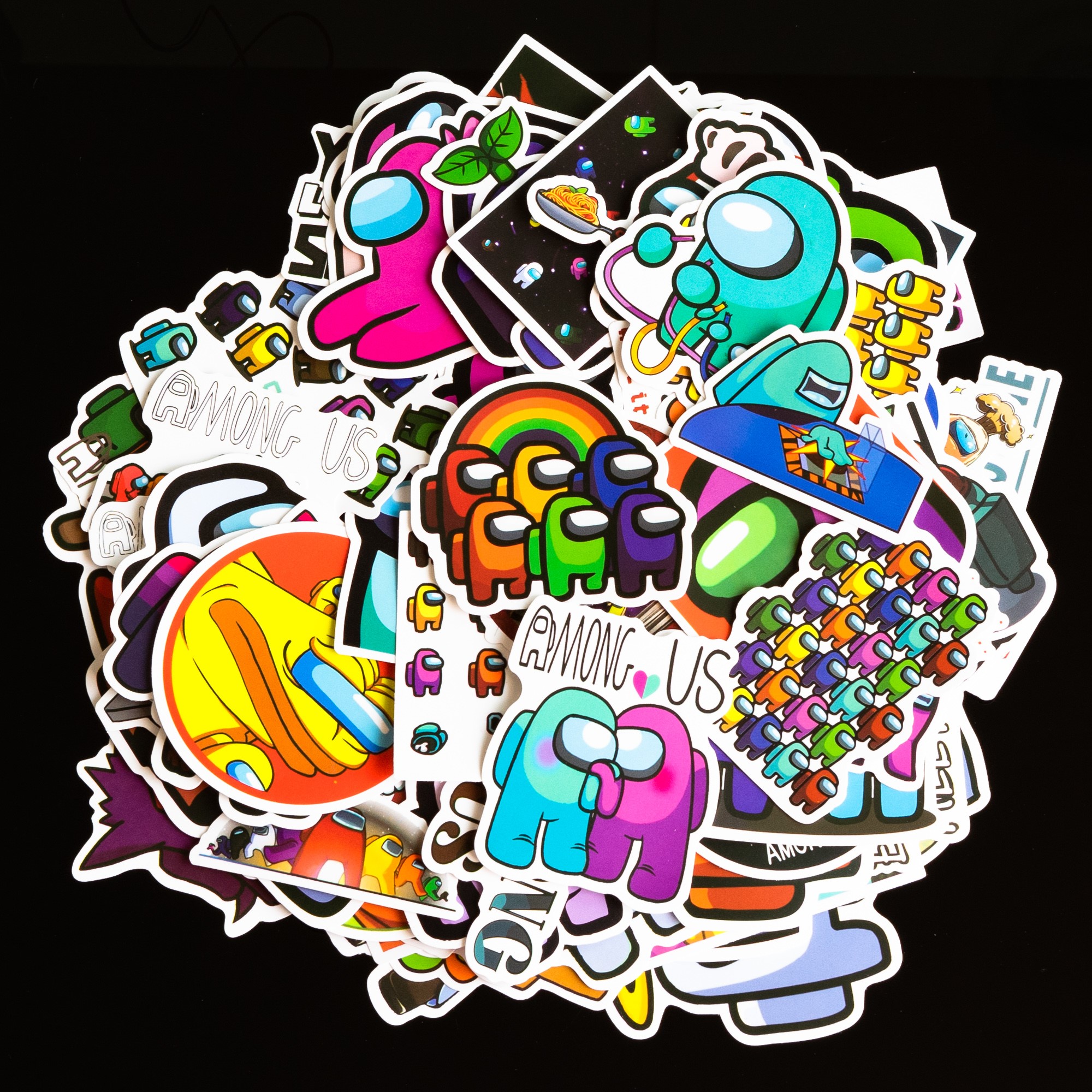 [HCM]Sticker Among us mẫu mới 2020 hình dán chống nước lâu phai dán đàn guitar ukulele laptop điện thoại xe đạp xe máy skateboard macbook...