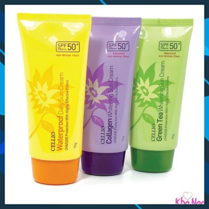 KEM CHỐNG NẮNG CELLIO SPF 50+ PA++ Dưỡng Ẩm