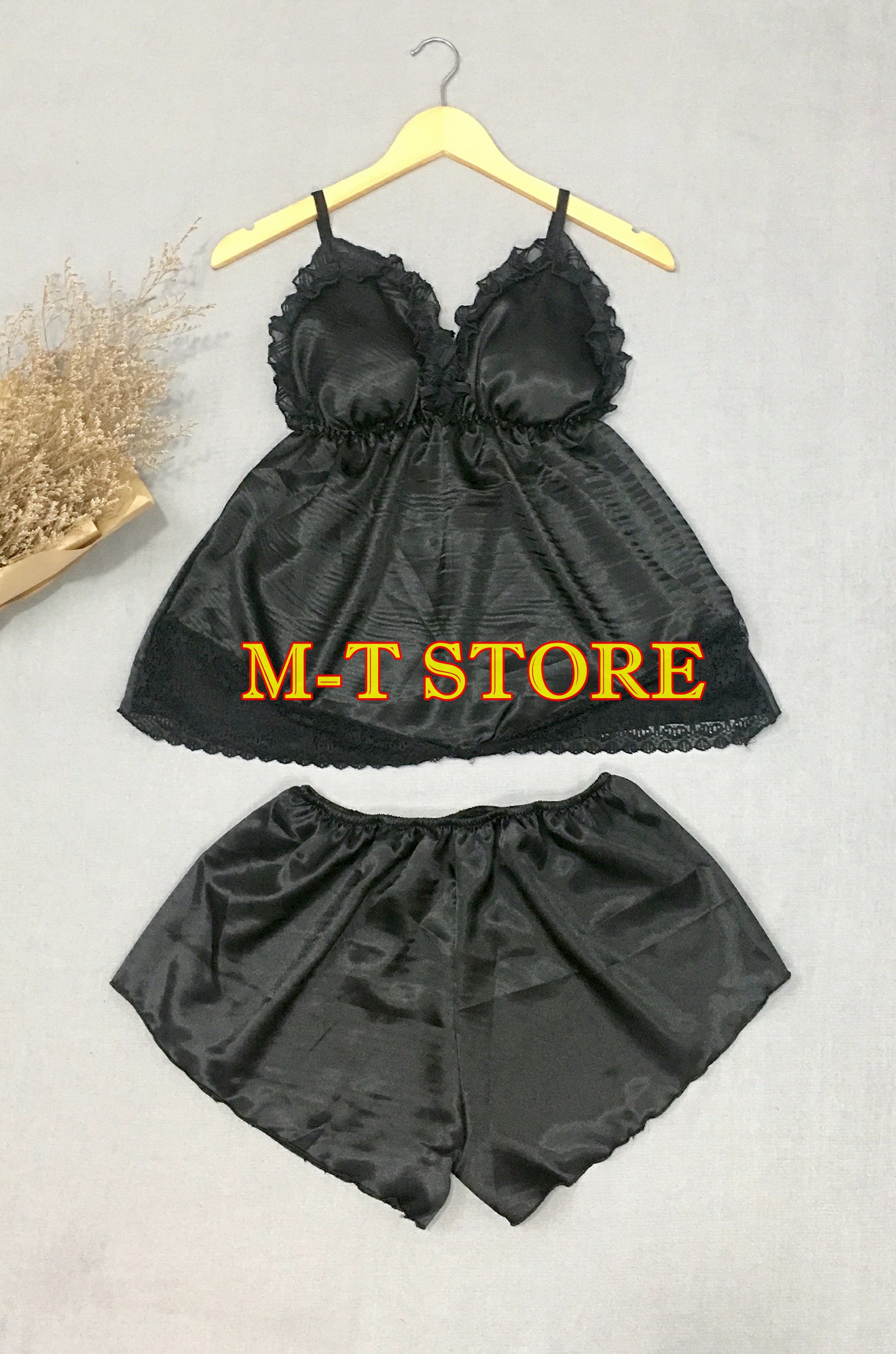 [SIZE 60KG - 90KG] ĐỒ NGỦ VẢI PHI LỤA CÓ MÚT NGỰC, KIỂU REN VẠT VẢI MÁT MỊN NHIỀU MÀU, BIGSIZE LỤA REN VẠT