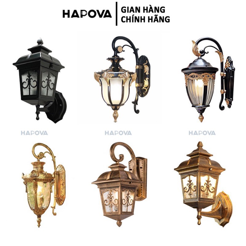 Đèn gắn tường ngoài trời, đèn ốp tường trang trí HAPOVA DGT 0885