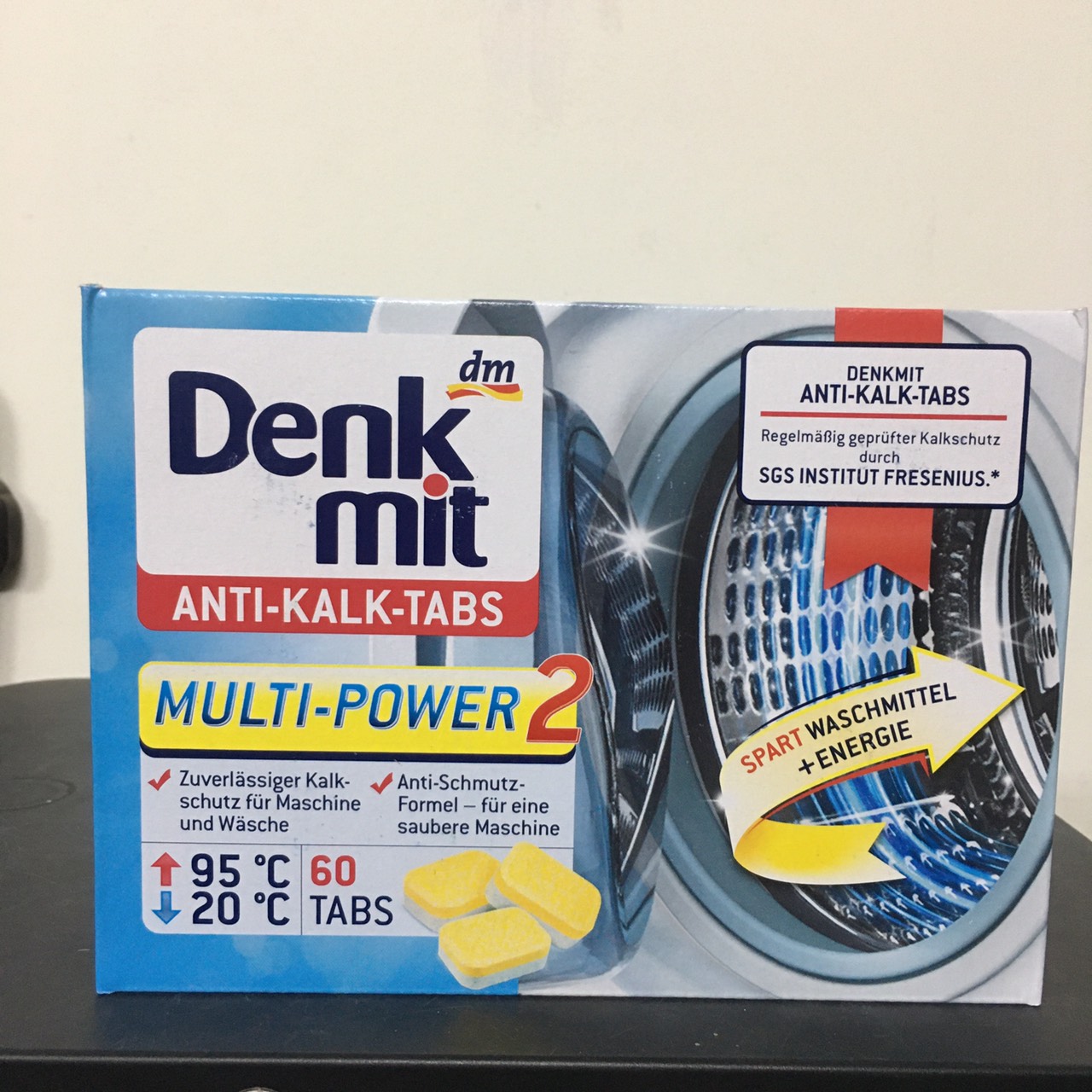 Tẩy lồng máy giặt Denkmit nội địa Đức