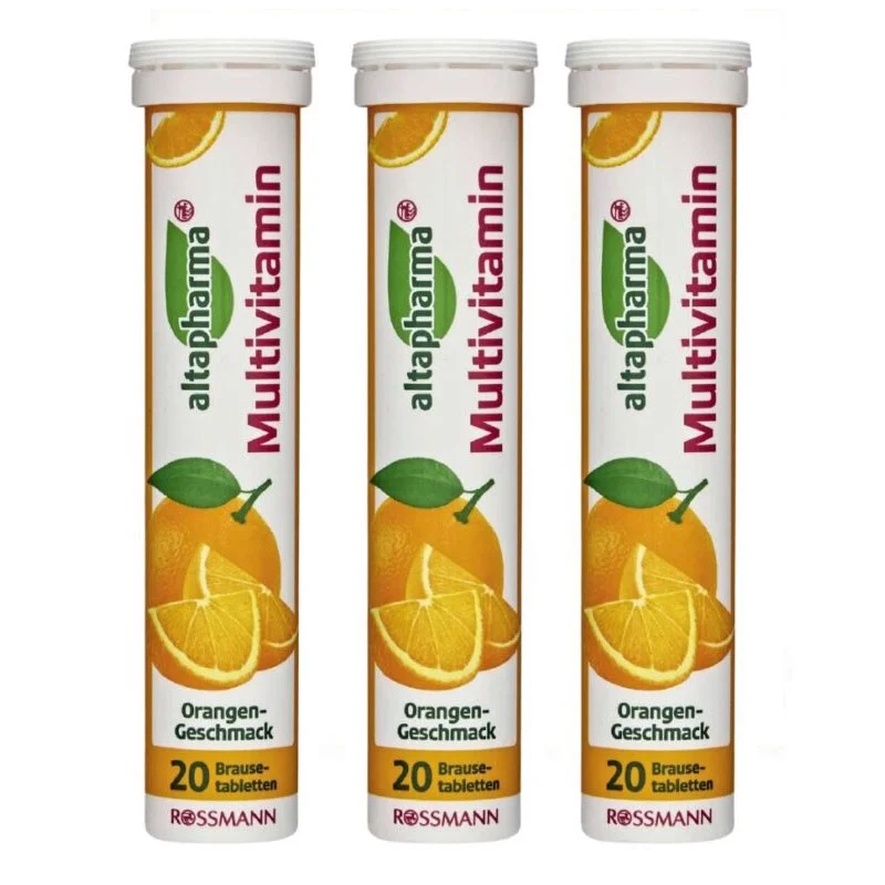 03 hộp viên sủi bổ sung Vitamin tổng hợp Altapharma - Multivitamin 20viênx3 - Đức