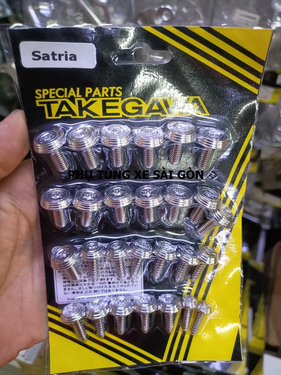 Bộ ốc dàn áo Salaya cho xe Satria