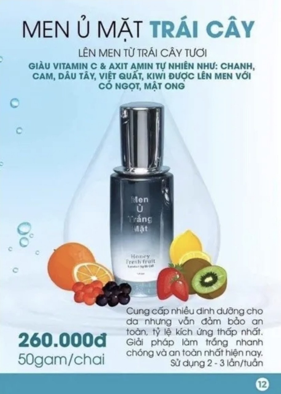 Men ủ trắng mịn Dr cell chính hãng