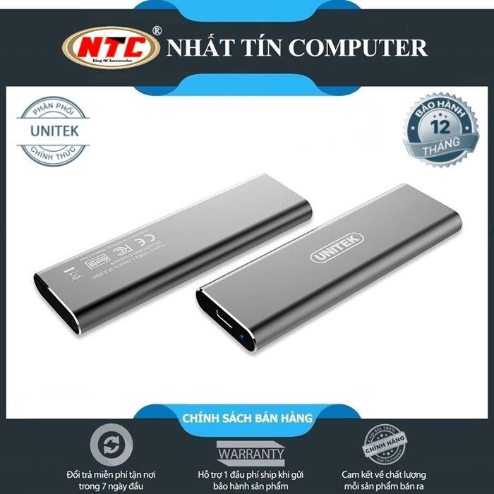Box ổ cứng ssd m2 nvme unitek s1201a chuẩn 3.1 hỗ trợ đến 5gbps - nhất tín computer