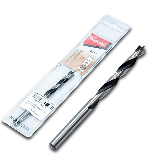 Mũi khoan gỗ chuôi tròn từ 3mm-20mm Makita