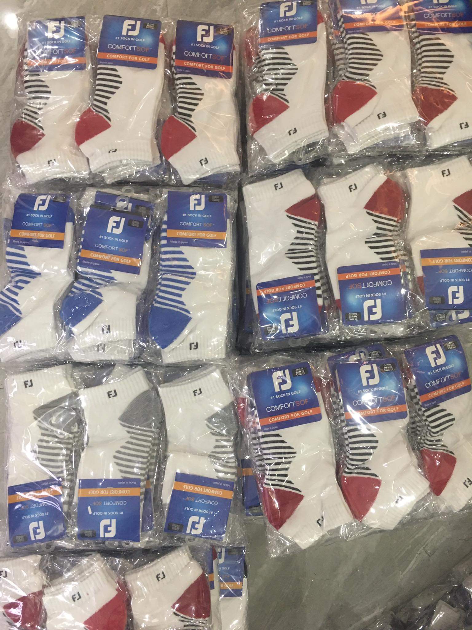 Tất golf FootJoy cho nam, êm chân, thoáng Khí