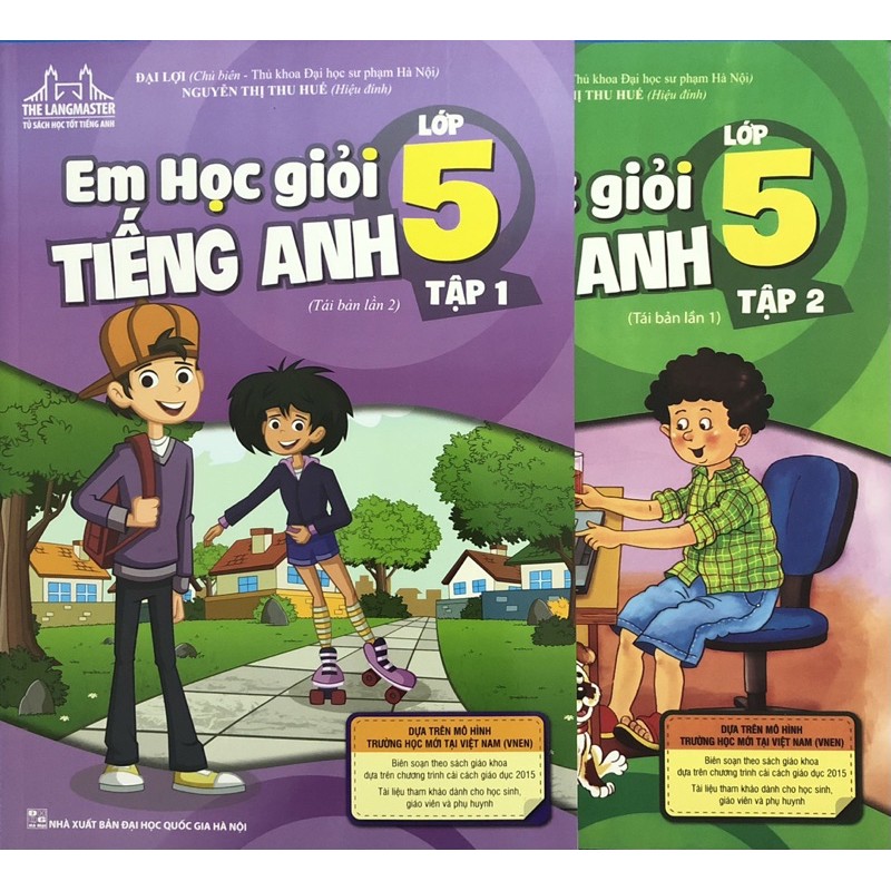 Sách - Em học giỏi tiếng anh lớp 5 (Combo 2 tập)