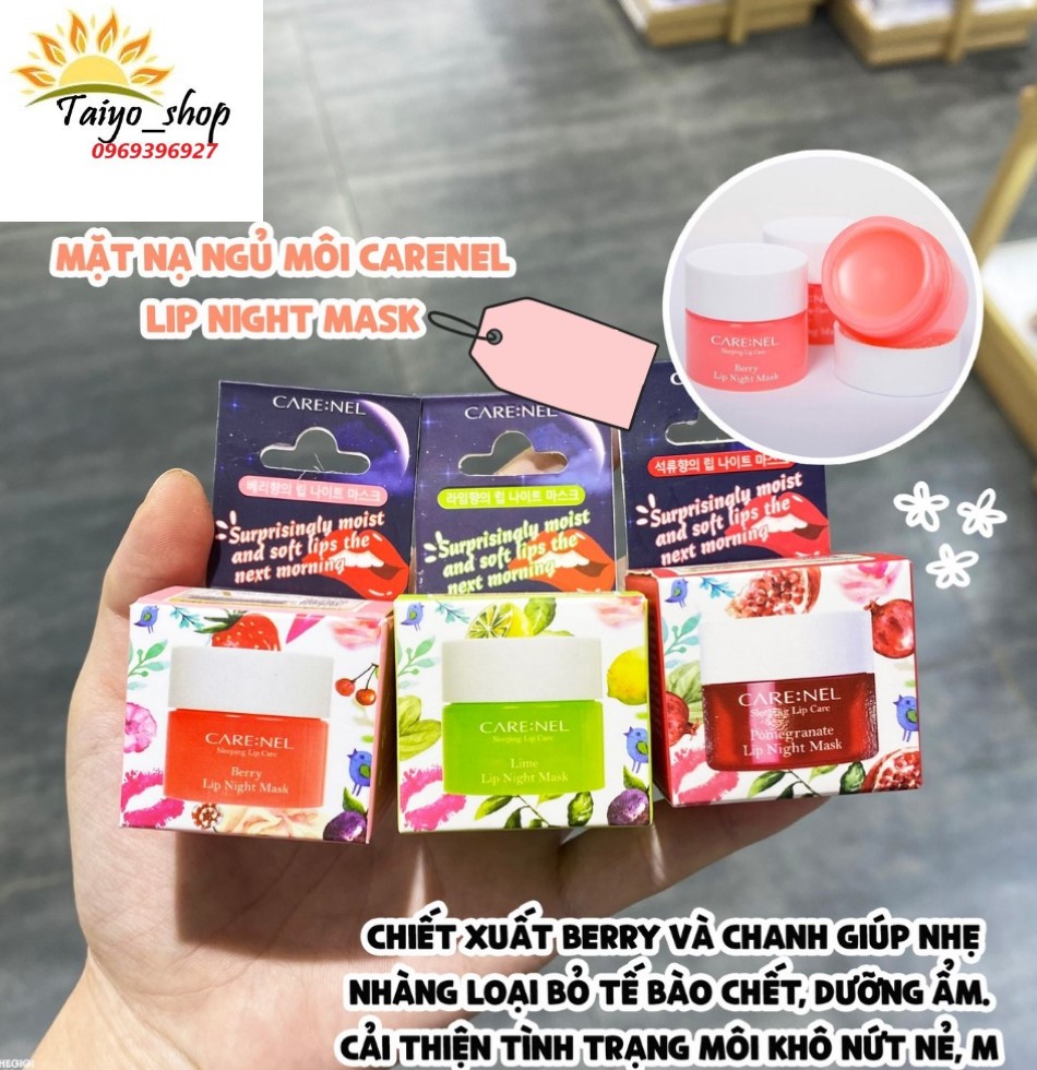 Mặt nạ ngủ môi mini care:nel lip sleeping mask